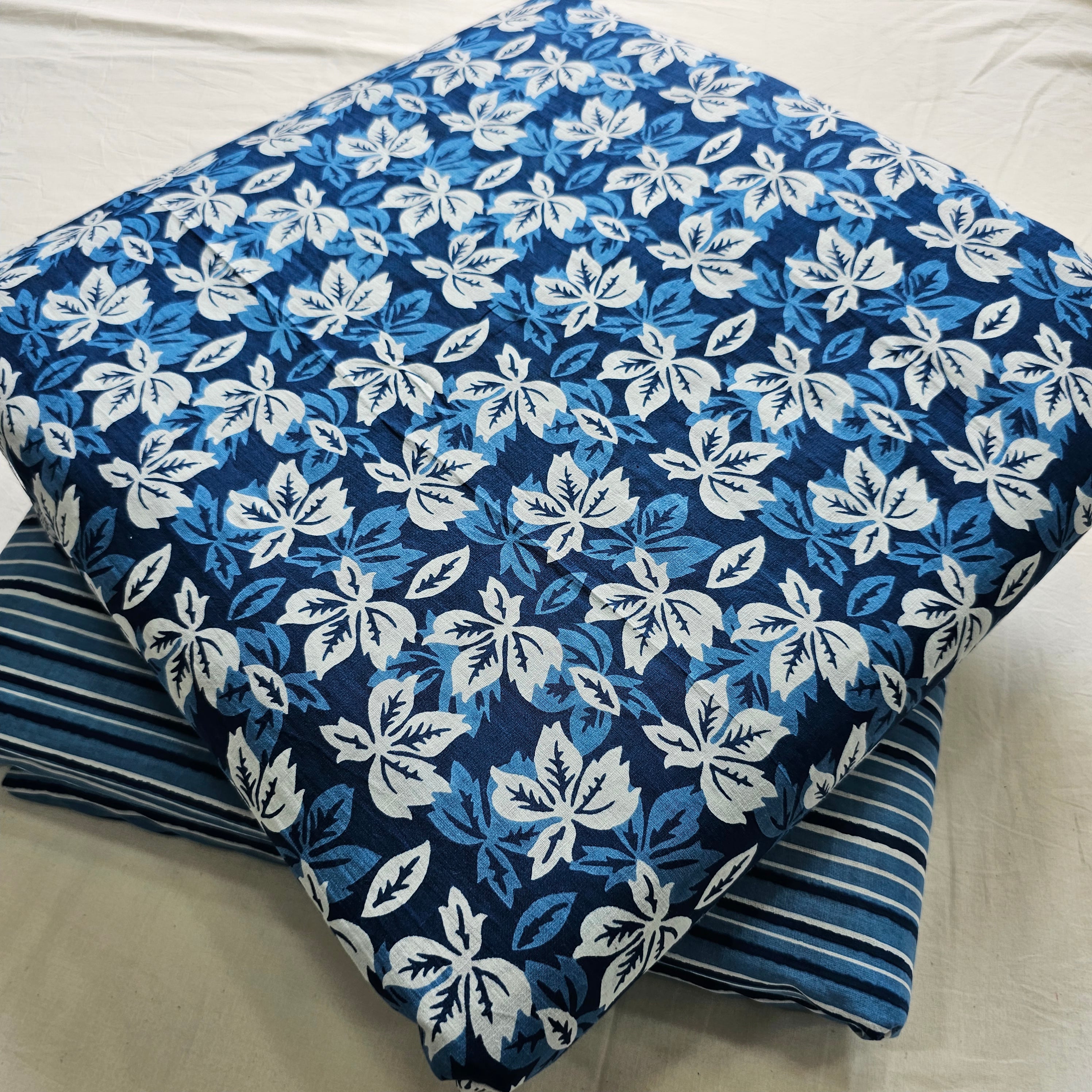 Traditional Sanganeri  Printed Cotton Suit Top And Bottom Set EATB38