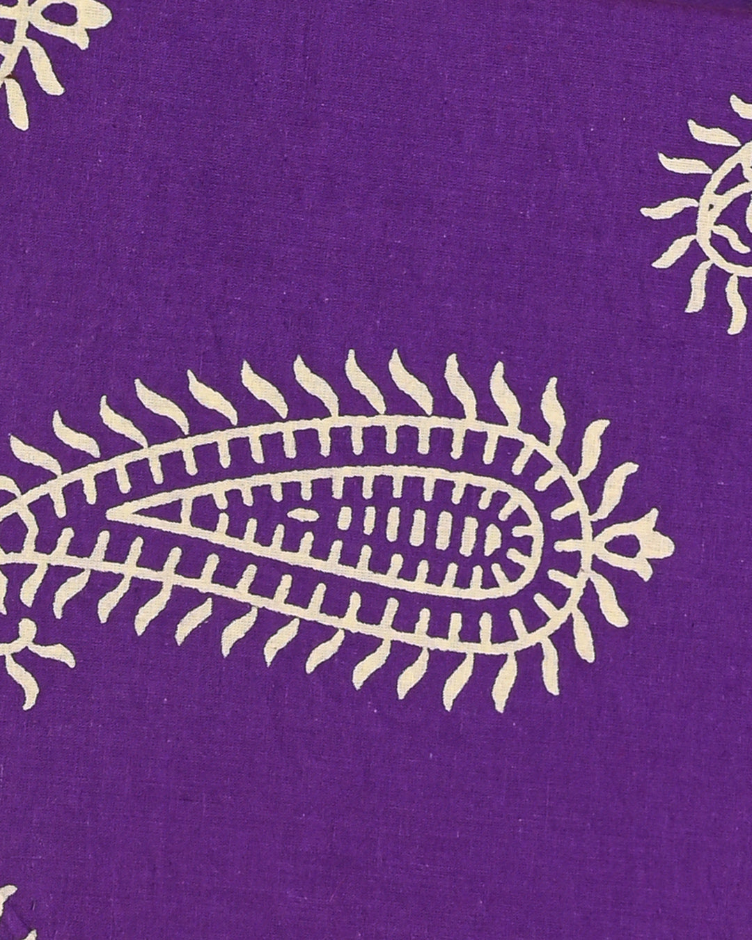 Exclusive Purple Dischage Print Cotton Suit With Cotton Dupatta EACOTMU77